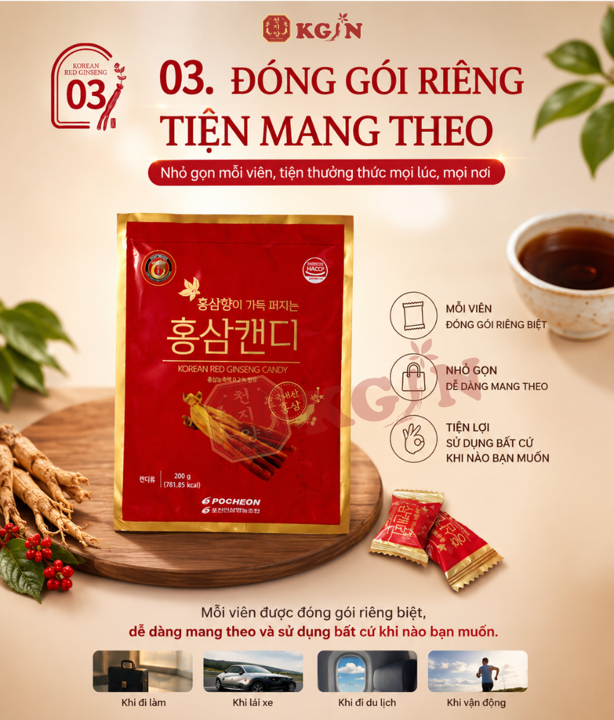kẹo ngậm sâm