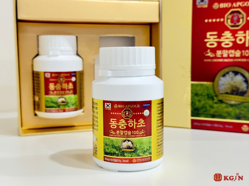 Viên nang đông trùng hạ thảo Hàn Quốc - Lựa chọn hoàn hảo cho người bận rộn
