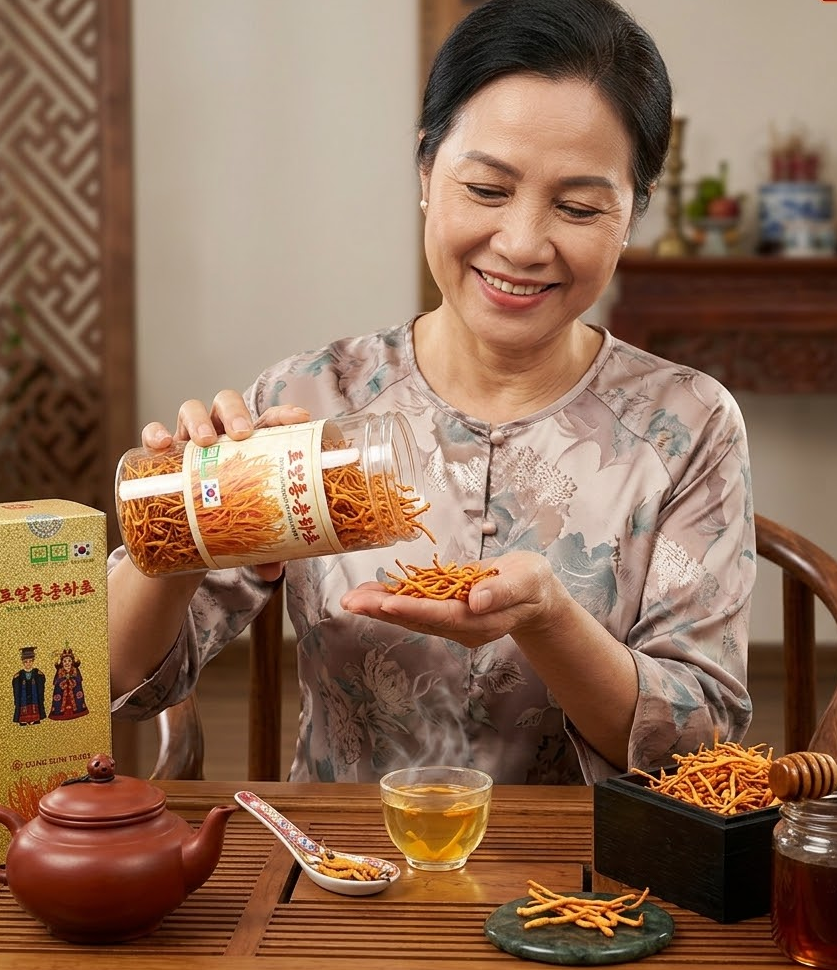 khách hàng tin dùng nấm đông trùng hạ thảo khô