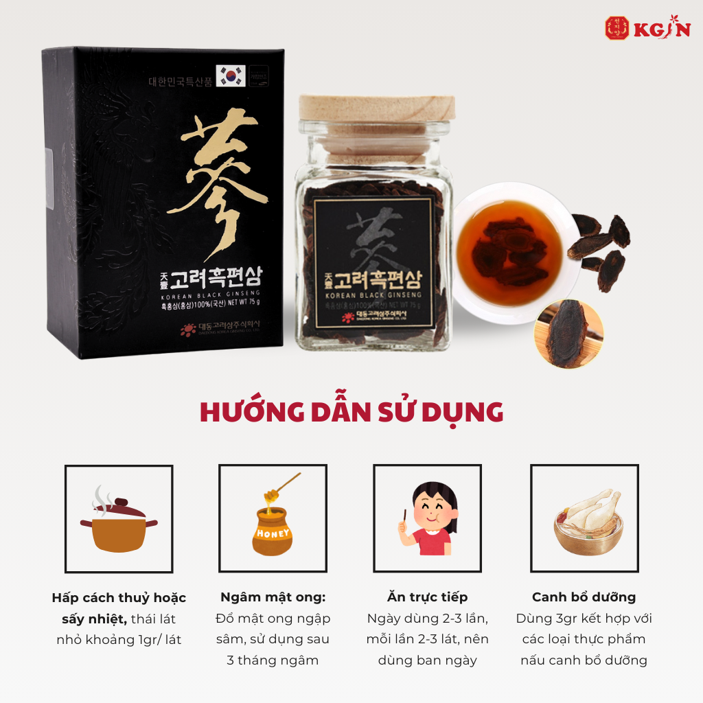 Cách sử dụng hắc sâm khô thái lát