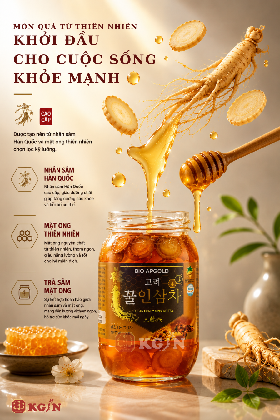 Sâm tươi mật ong gồm những gì?