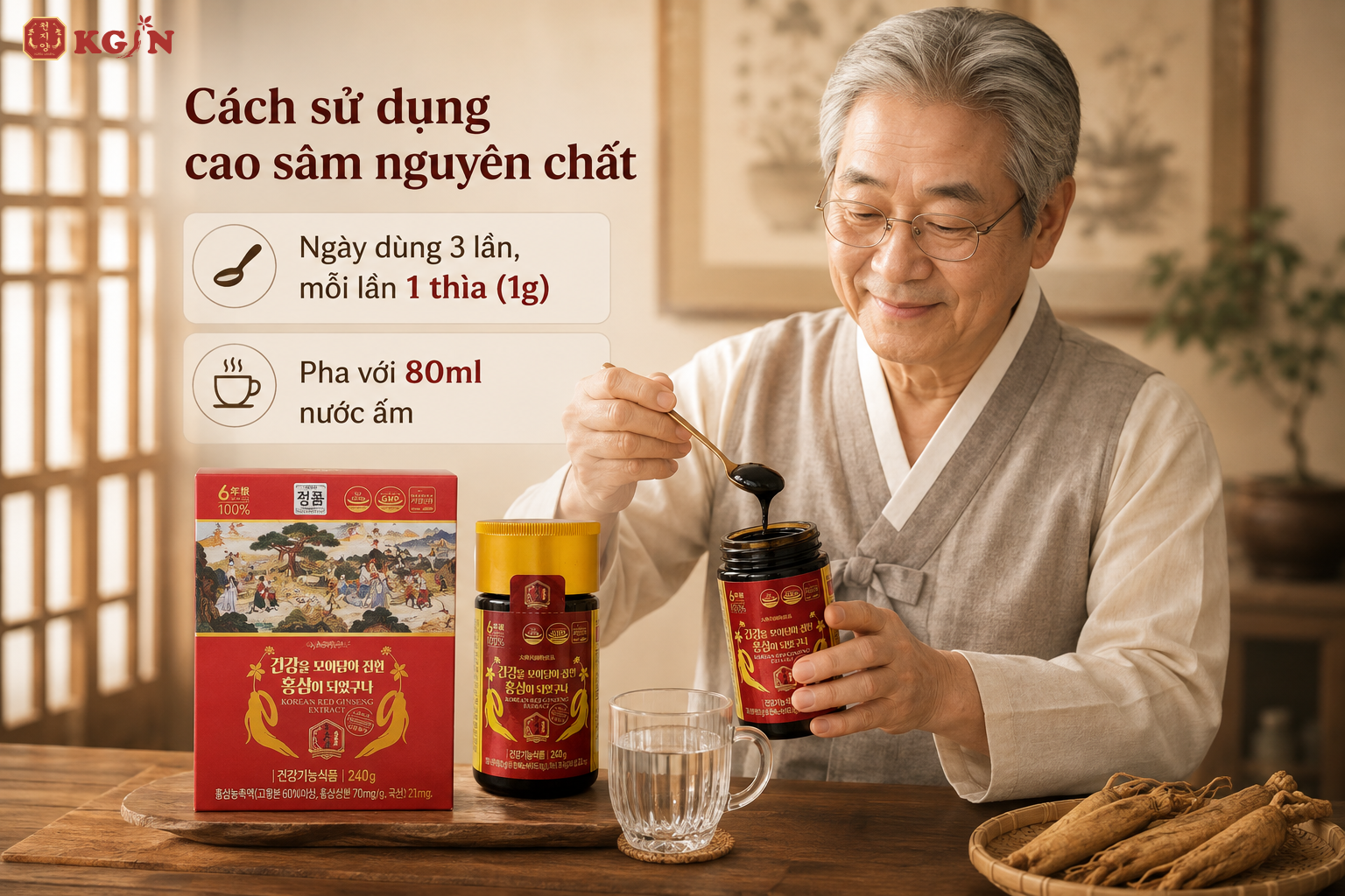 Cách sử dụng cao sâm hiệu quả