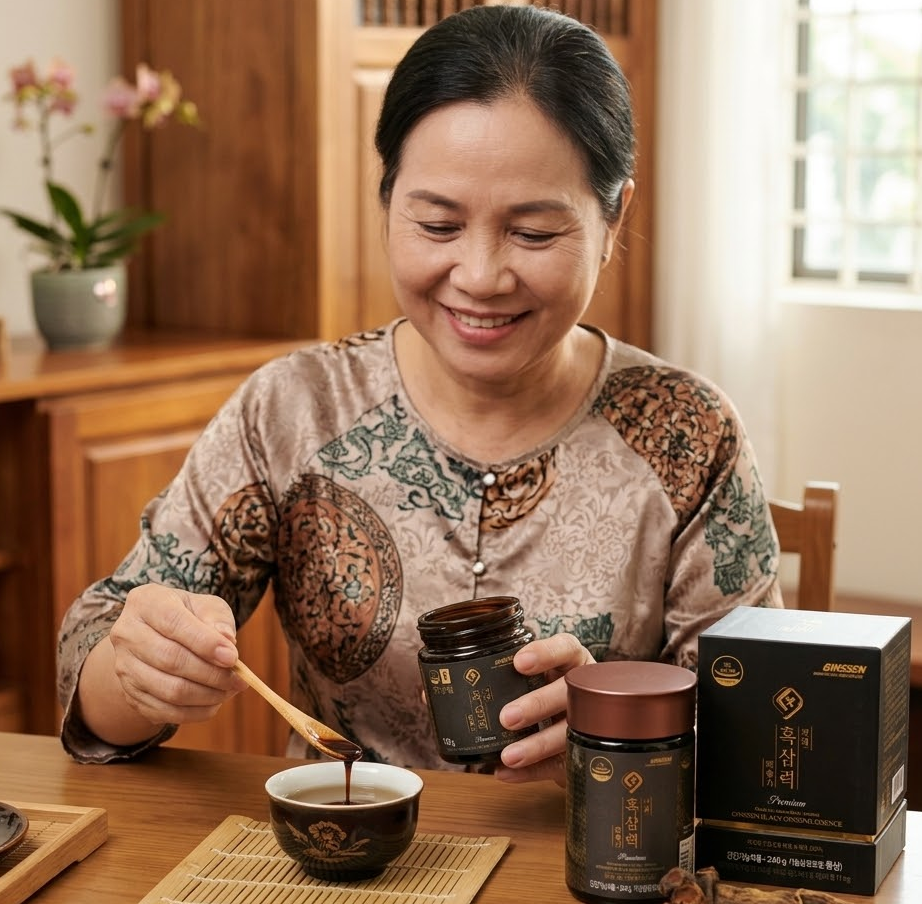khách hàng sử dụng cao hắc sâm hàn quốc