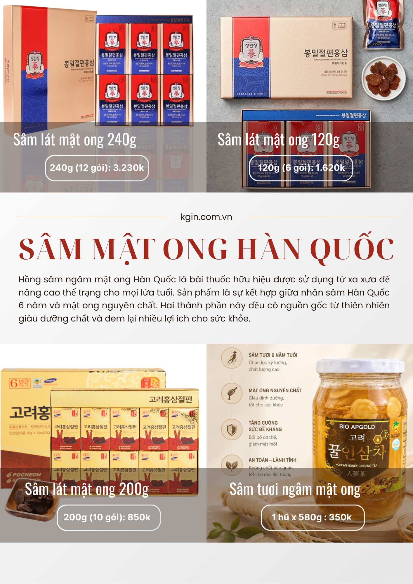 sâm mật ong